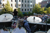 Alex and Bob on the WCYY patio - Portland, ME - 6/23/00