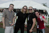 Angry Salad hangs out backstage with Radio 104 DJ Dee Snider (former singer of Twisted Sister) at Radio 104 Fest - Hartford, CT - 6/24/00