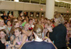 Bob and Hale greet fans after the show at Midwest Wireless Civic Center - Mankato, MN - 7/15/00