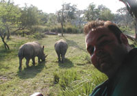 Jim finally found his real parents at Animal Kingdom.