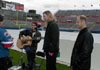 Sound check in an empty stadium - get used to that echo - Foxboro, MA - 11/5/00